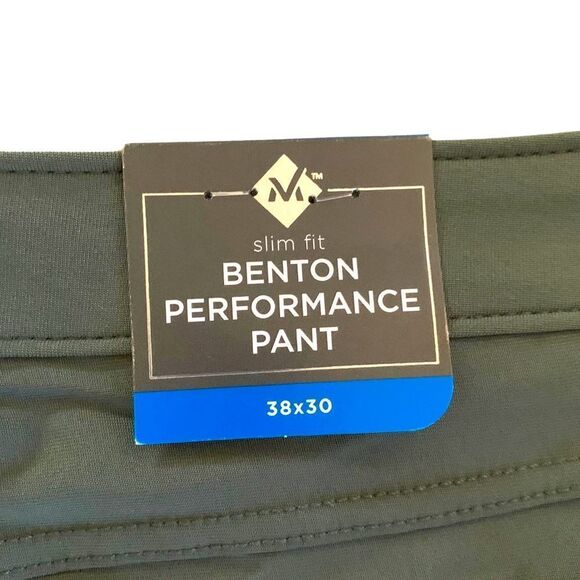 Member’s Mark Men’s Benton Slim Fit Performance Golf Pant Size 38 X 30 NWT - Picture 7 of 9